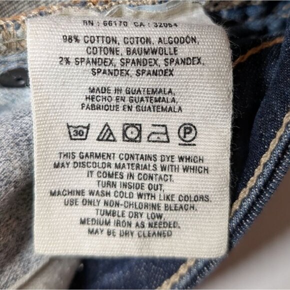 Pilcro & The Letterpress Stet Jeans Bootcut Blue Denim Womens Size 31 - Picture 12 of 15